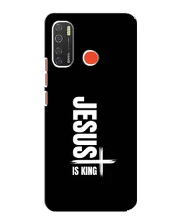 Чехол для TECNO Spark 5 с картинкой «Вертикаль веры Jesus»