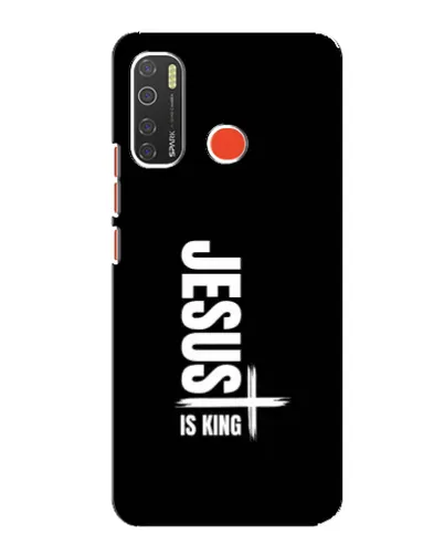 Чехол для TECNO Spark 5 с картинкой «Вертикаль веры Jesus»