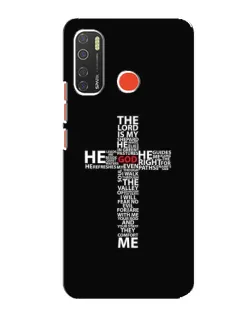 Чохол для TECNO Spark 5 з картинкою «Текстовий хрест»