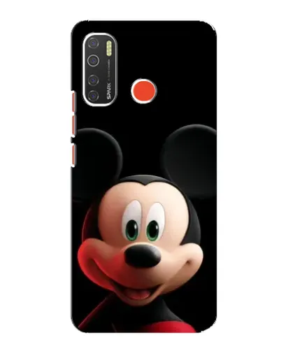 Чехол для TECNO Spark 5 с картинкой «Улыбающийся Микки Маус»
