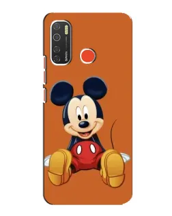 Чехол для TECNO Spark 5 с картинкой «Микки отдыхает»