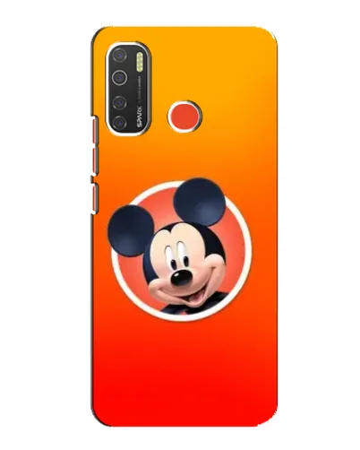 Чехол для TECNO Spark 5 с картинкой «Mickey в круге»