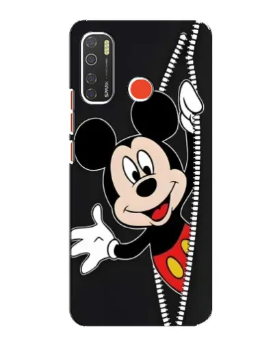 Чехол для TECNO Spark 5 с картинкой «Микки раздвигает стены»