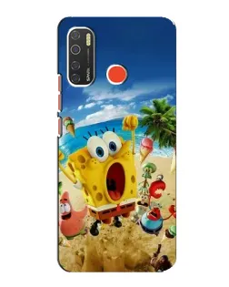 Чехол для TECNO Spark 5 с картинкой «Развлечения на пляже»