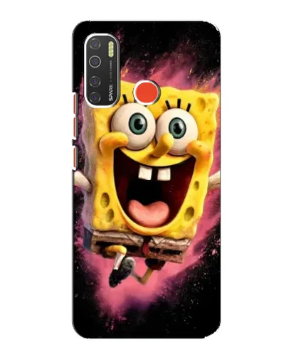 Чехол для TECNO Spark 5 с картинкой «Взрывной Спанч Боб» Чехол для TECNO Spark 5 с картинкой «Взрывной Спанч Боб»