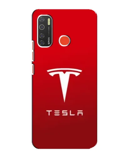 Чехол для TECNO Spark 5 с картинкой «Tesla Red Classic»