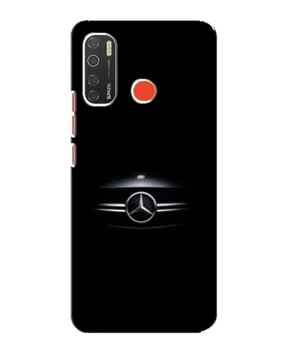 Чехол для TECNO Spark 5 с картинкой «Mercedes — абстрактные линии»