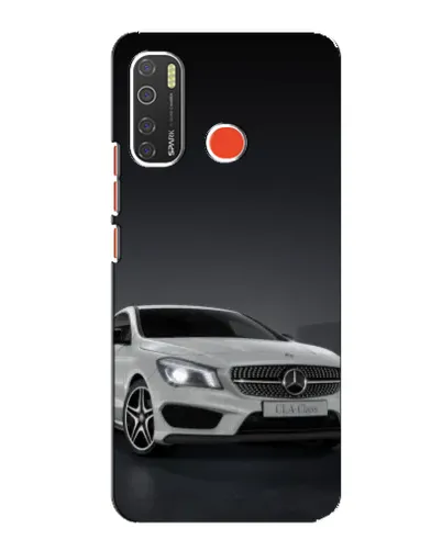 Чехол для TECNO Spark 5 с картинкой «Mercedes AMG GT Silver»