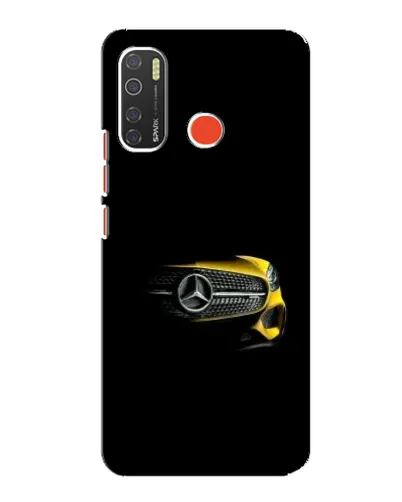 Чехол для TECNO Spark 5 с картинкой «Mercedes — ретро стиль»