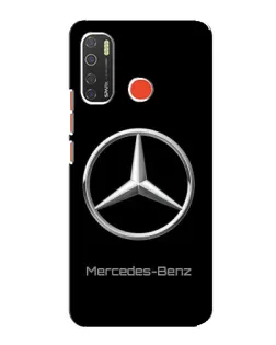 Чехол для TECNO Spark 5 с картинкой «Mercedes Silver Logo»