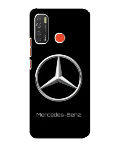 Чехол для TECNO Spark 5 с картинкой «Mercedes Silver Logo»