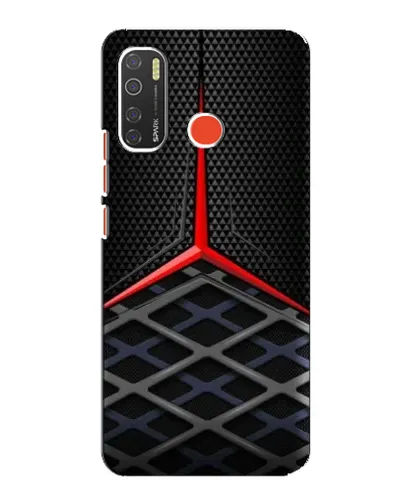 Чехол для TECNO Spark 5 с картинкой «Mercedes Carbon Grid»
