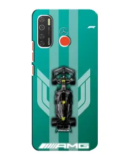 Чехол для TECNO Spark 5 с картинкой «Mercedes AMG Petronas»