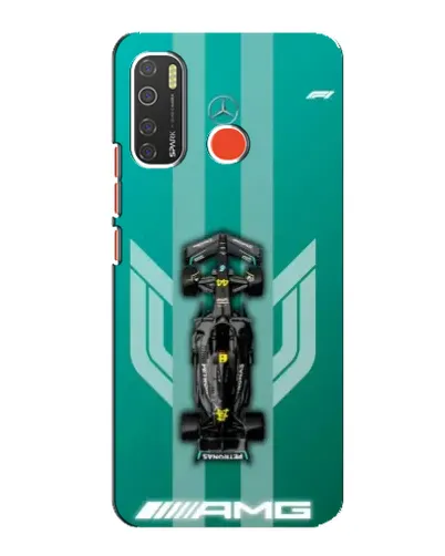 Чехол для TECNO Spark 5 с картинкой «Mercedes AMG Petronas»