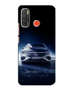 Чехол для TECNO Spark 5 с картинкой «Ночной Mercedes EQ»