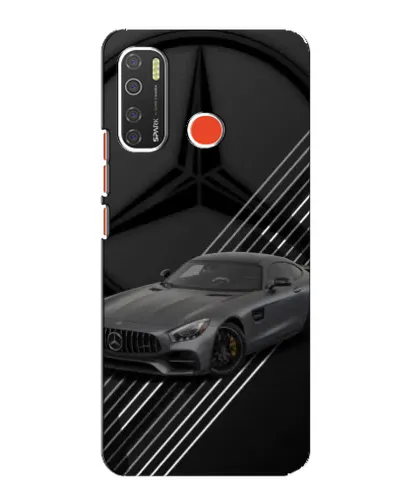 Чехол для TECNO Spark 5 с картинкой «Mercedes AMG — графика»