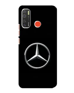 Чехол для TECNO Spark 5 с картинкой «Mercedes классический лого»