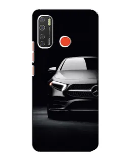 Чехол для TECNO Spark 5 с картинкой «Свет фар Mercedes»
