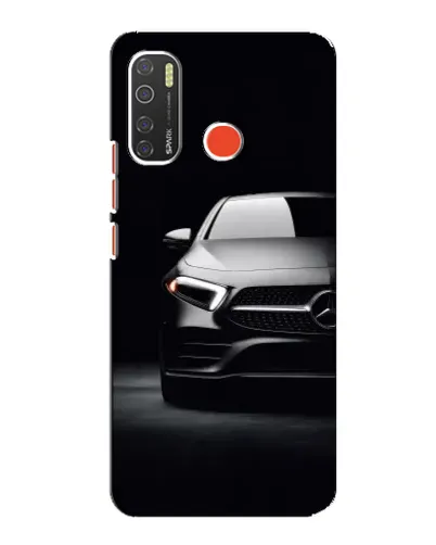 Чехол для TECNO Spark 5 с картинкой «Свет фар Mercedes»