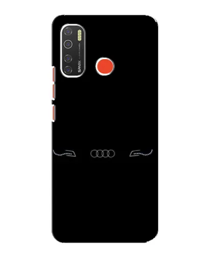 Чехол для TECNO Spark 5 с картинкой «Audi — световой подпись»