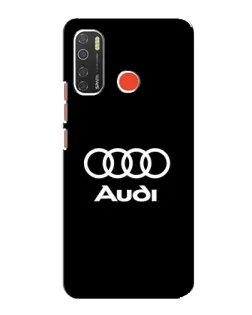 Чехол для TECNO Spark 5 с картинкой «Классическое лого Audi»