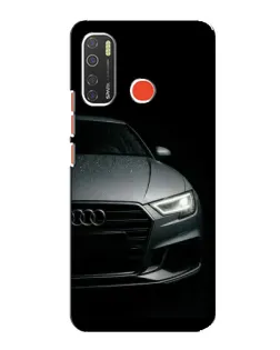 Чехол для TECNO Spark 5 с картинкой «Audi — детализация кузова»