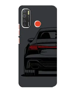 Чехол для TECNO Spark 5 с картинкой «Задняя часть Audi — арт»