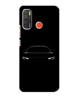 Чехол для TECNO Spark 5 с картинкой «Взгляд Audi в темноте»