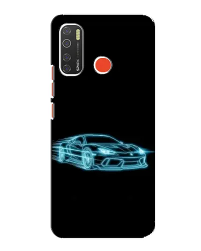 Чехол для TECNO Spark 5 с картинкой «Неоновый контур Lamborghini» Чехол для TECNO Spark 5 с картинкой «Неоновый контур Lamborghini»