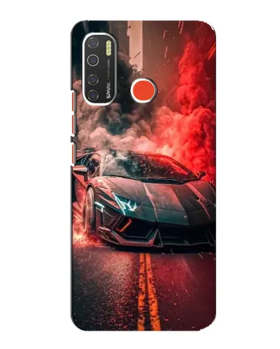 Чехол для TECNO Spark 5 с картинкой «Lamborghini красный дым» Чехол для TECNO Spark 5 с картинкой «Lamborghini красный дым»