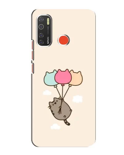 Чехол для TECNO Spark 5 с картинкой «Пушин на шариках»