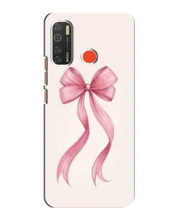 Чехол для TECNO Spark 5 с картинкой «Розовый бант»