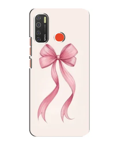 Чехол для TECNO Spark 5 с картинкой «Розовый бант»
