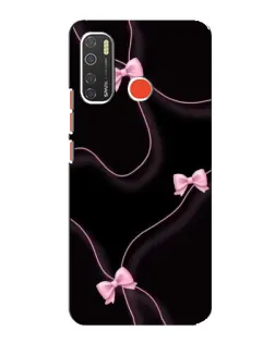 Чехол для TECNO Spark 5 с картинкой «Розовые ленты»