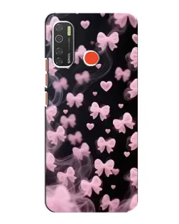 Чехол для TECNO Spark 5 с картинкой «Неоновое кружево»