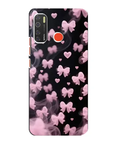 Чехол для TECNO Spark 5 с картинкой «Неоновое кружево»