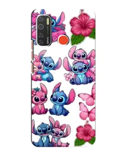 Чехол для TECNO Spark 5 с картинкой «Стикеры Stitch и Angel» Чехол для TECNO Spark 5 с картинкой «Стикеры Stitch и Angel»