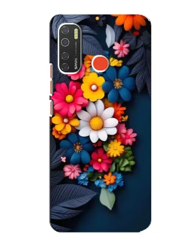 Чехол для TECNO Spark 5 с картинкой «Цветочная феерия»