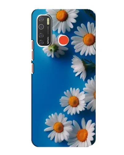 Чехол для TECNO Spark 5 с картинкой «Белоснежные маргаритки»