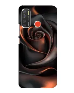 Чохол для TECNO Spark 5 з картинкою «Шовкова чорна троянда» Чохол для TECNO Spark 5 з картинкою «Шовкова чорна троянда»