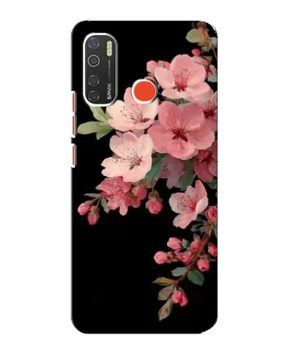 Чехол для TECNO Spark 5 с картинкой «Розовая ветка сакуры»