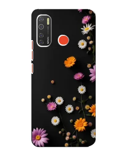 Чехол для TECNO Spark 5 с картинкой «Цветочная композиция»