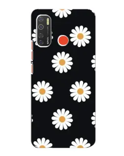 Чохол для TECNO Spark 5 з картинкою «Ромашки на чорному» Чохол для TECNO Spark 5 з картинкою «Ромашки на чорному»