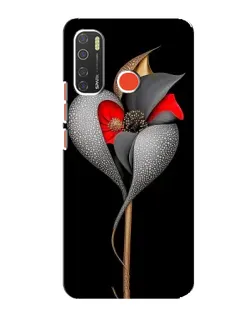Чохол для TECNO Spark 5 з картинкою «Срібна фантазійна квітка» Чохол для TECNO Spark 5 з картинкою «Срібна фантазійна квітка»