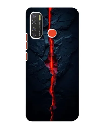Чехол для TECNO Spark 5 с картинкой «Kрасная лавовая трещина» Чехол для TECNO Spark 5 с картинкой «Kрасная лавовая трещина»