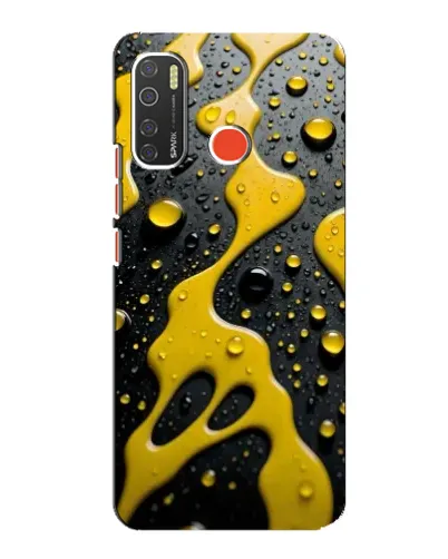Чехол для TECNO Spark 5 с картинкой «Жидкое желтое золото» Чехол для TECNO Spark 5 с картинкой «Жидкое желтое золото»