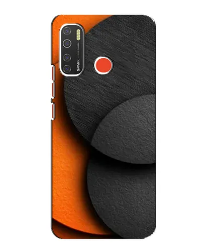 Чехол для TECNO Spark 5 с картинкой «Геометрия оранжевых кругов» Чехол для TECNO Spark 5 с картинкой «Геометрия оранжевых кругов»