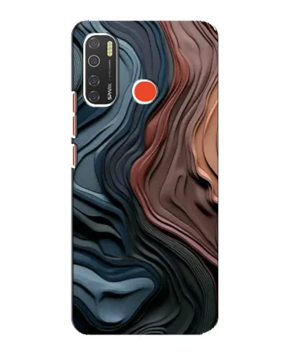 Чехол для TECNO Spark 5 с картинкой «Цветные волны каньона» Чехол для TECNO Spark 5 с картинкой «Цветные волны каньона»