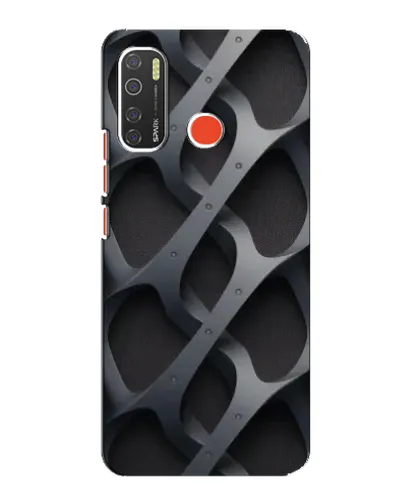 Чехол для TECNO Spark 5 с картинкой «Объемное серое плетение» Чехол для TECNO Spark 5 с картинкой «Объемное серое плетение»