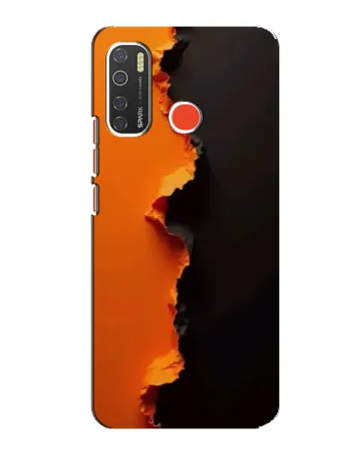Чехол для TECNO Spark 5 с картинкой «Оранжевый разлом» Чехол для TECNO Spark 5 с картинкой «Оранжевый разлом»